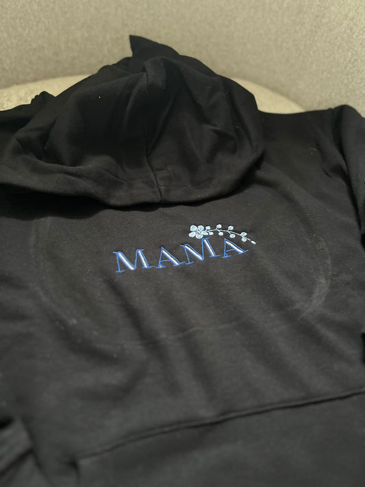 'Mama' Embroidered Hoodie